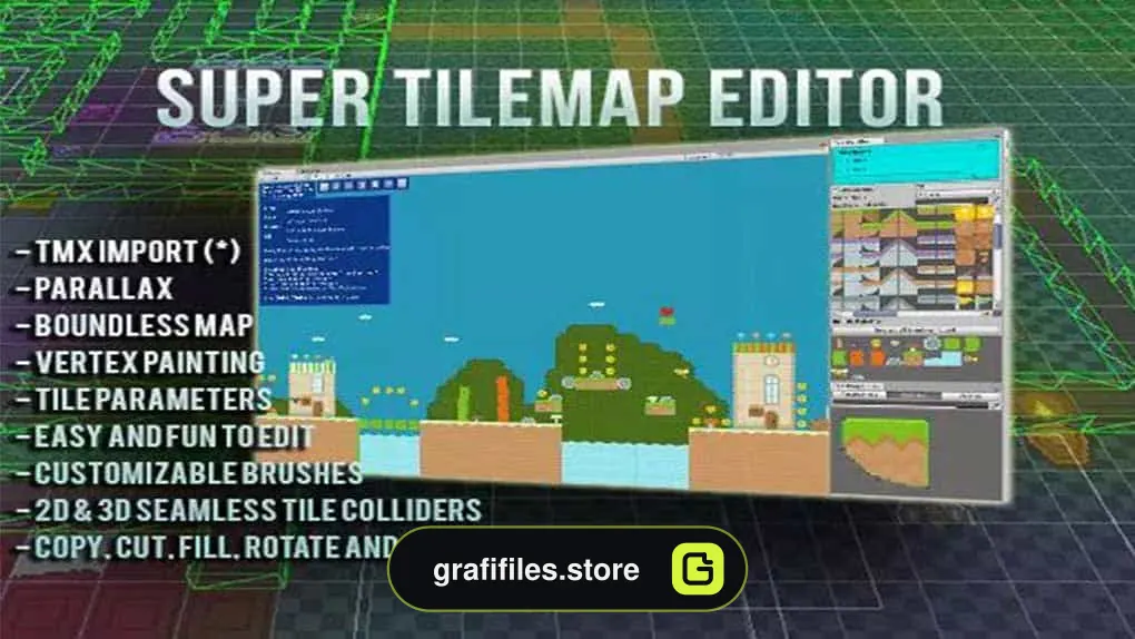 دانلود پروژه Super Tilemap Editor برای یونیتی