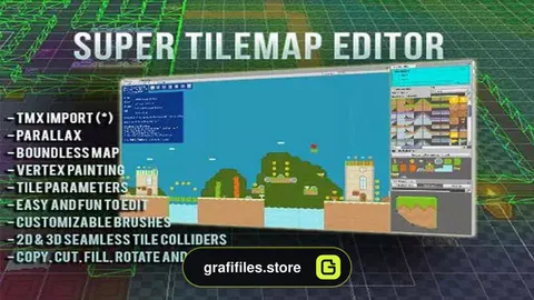 دانلود پروژه Super Tilemap Editor برای یونیتی