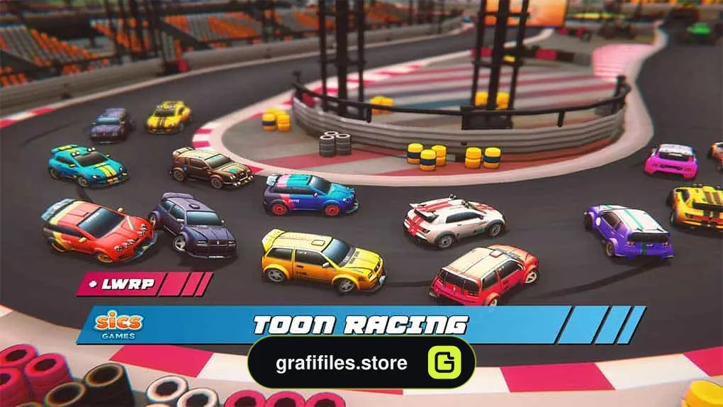 دانلود پروژه Toon Racing برای یونیتی