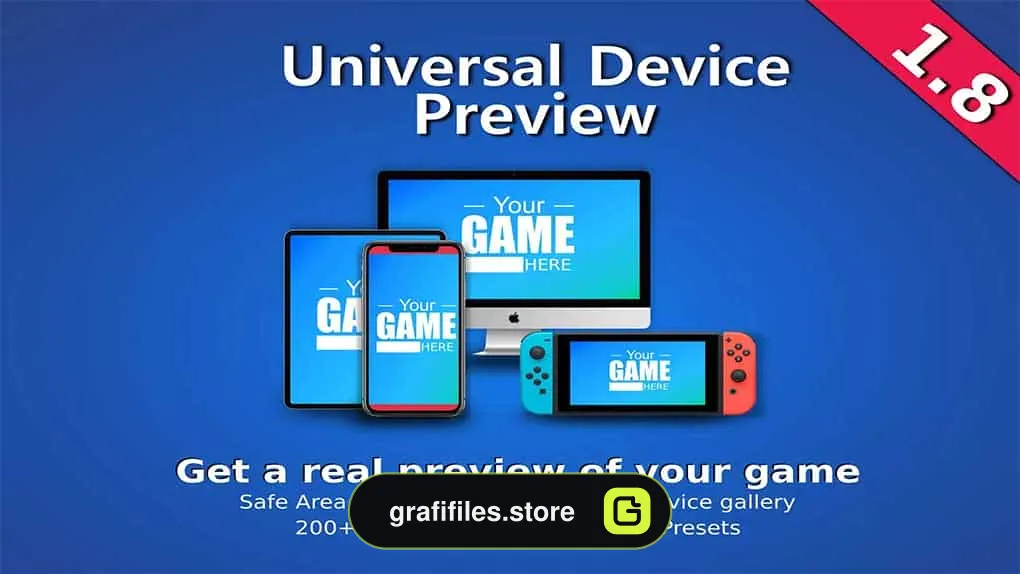 دانلود پروژه Universal Device Preview برای یونیتی