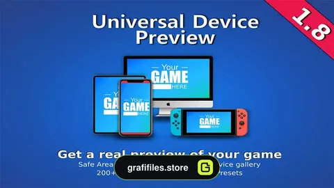 دانلود پروژه Universal Device Preview برای یونیتی