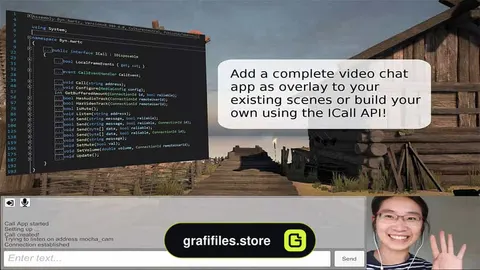 دانلود پروژه WebRTC Video Chat برای یونیتی