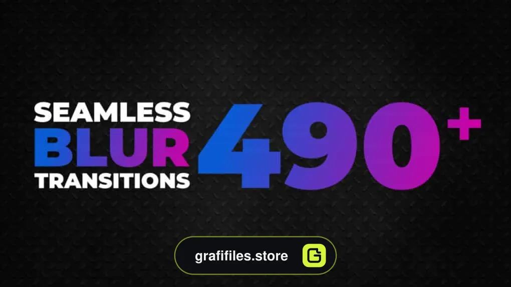 مجموعه 490 ترنزیشن Blur آماده برای پریمیر پرو - Seamless Blur Transitions