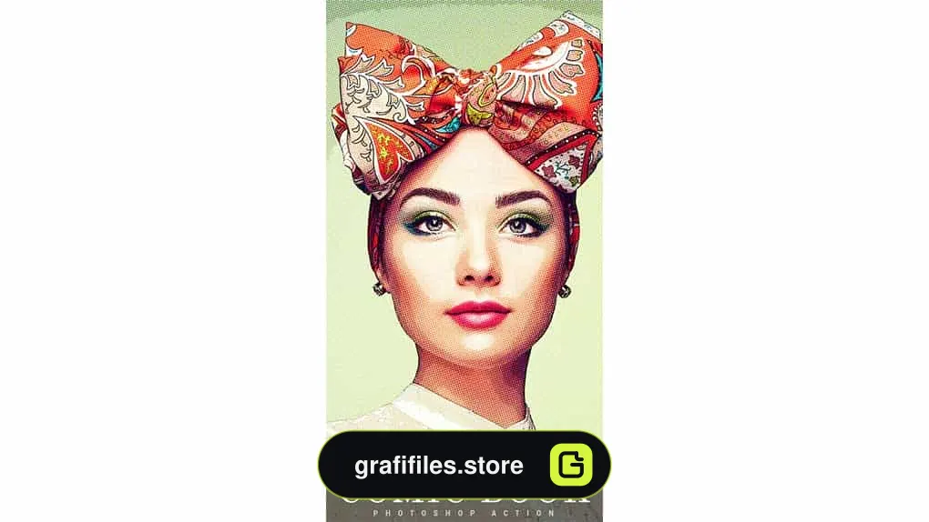 دانلود اکشن ساخت کمیک بوک Comic Book Photoshop Action