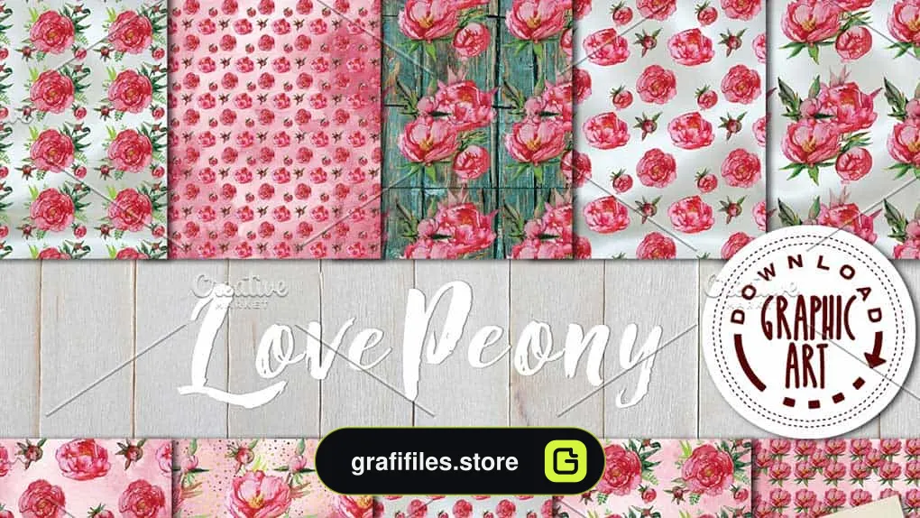 بک گراند کاغذ دیجیتال DIGITAL WATERCOLOR PAPER PATTERNS PACK