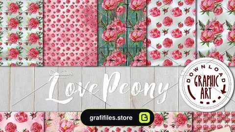 بک گراند کاغذ دیجیتال DIGITAL WATERCOLOR PAPER PATTERNS PACK