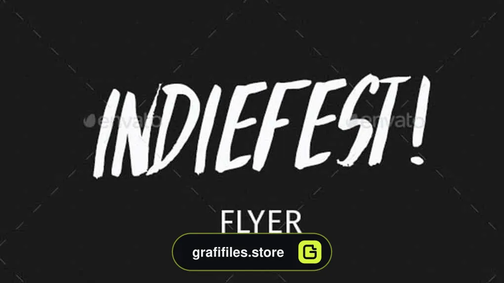 دانلود فایل لایه باز کنسرت موسیقی Indiefest Flyer