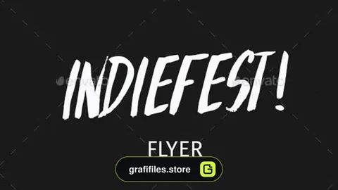 دانلود فایل لایه باز کنسرت موسیقی Indiefest Flyer