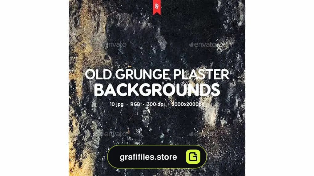 دانلود تکسچر قدیمی و کثیف از بافت گچ Old Grunge Plaster Texture Backgrounds