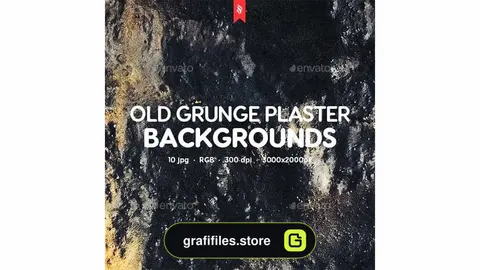 دانلود تکسچر قدیمی و کثیف از بافت گچ Old Grunge Plaster Texture Backgrounds