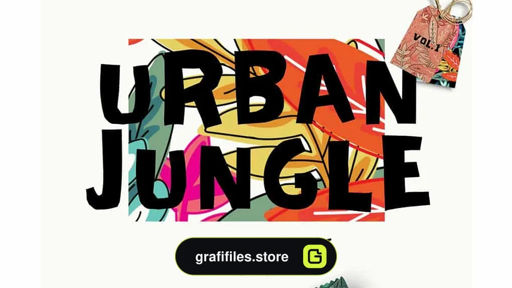 دانلود پترن جنگل Urban Jungle Pattern Vol.1