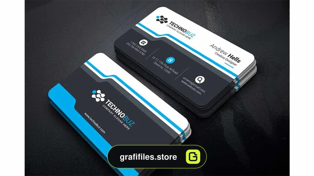 فایل لایه باز کارت ویزیت 9 Business Card