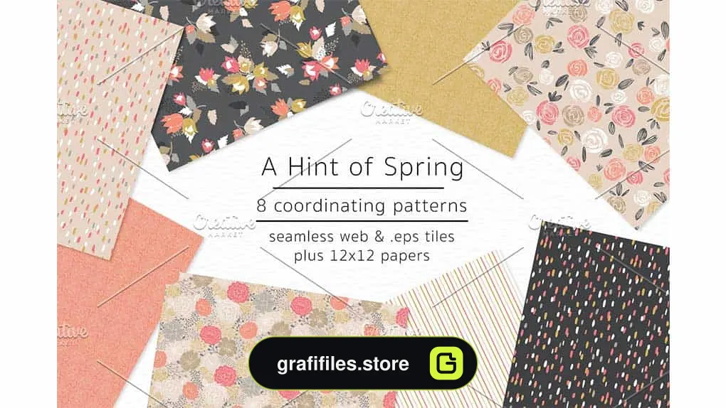 پترن گل بهاری A Hint of Spring