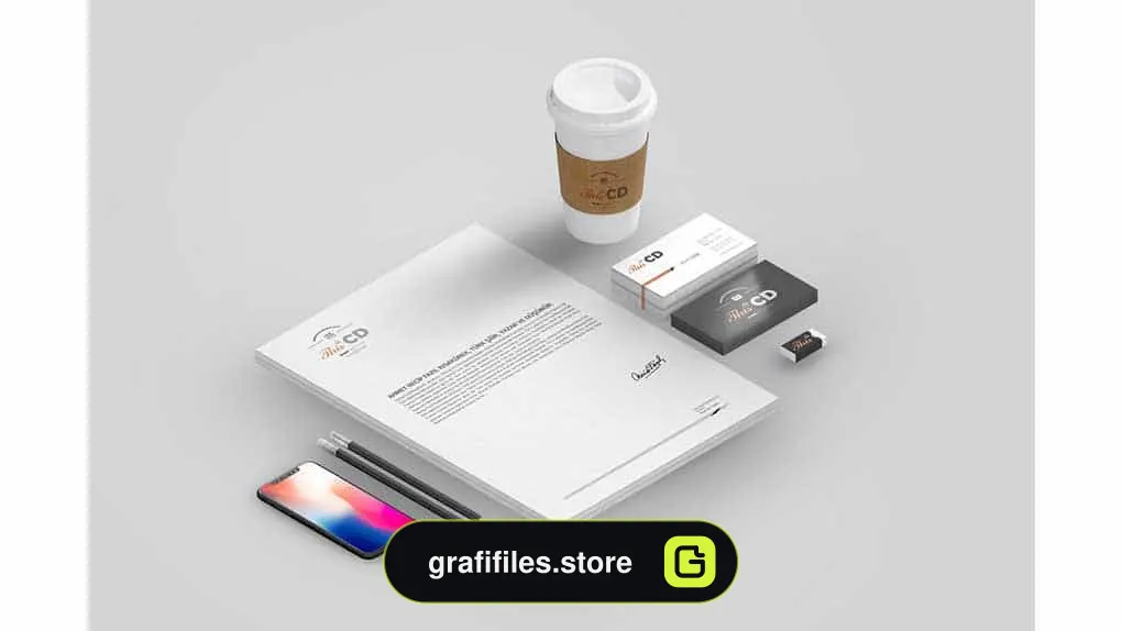 موکاپ ست اداری Branding / Identity Mock-up 2