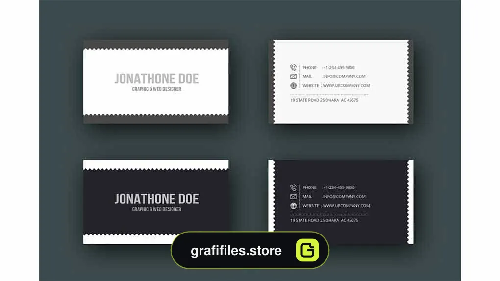 فایل لایه باز کارت ویزیت 11 Business Card