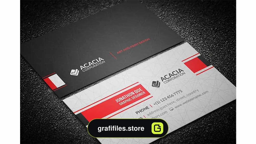 فایل لایه باز کارت ویزیت 12 Business Card