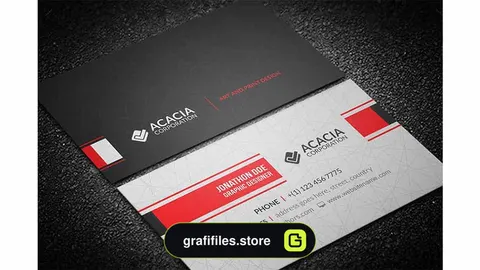 فایل لایه باز کارت ویزیت 12 Business Card