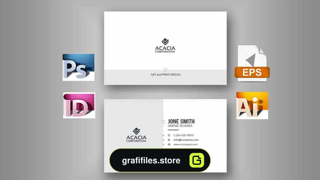 فایل لایه باز کارت ویزیت Business Card 2