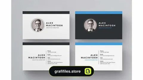 فایل لایه باز کارت ویزیت Business Card 3