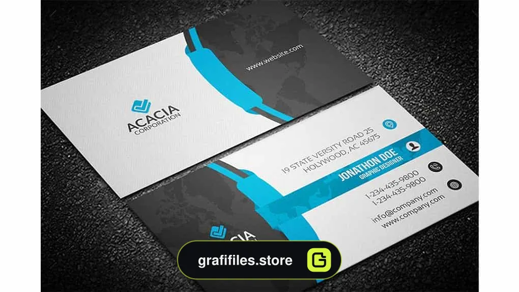 فایل لایه باز کارت ویزیت Business Card 6