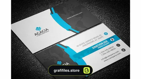 فایل لایه باز کارت ویزیت Business Card 6