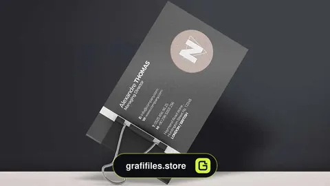 موکاپ کارت ویزیت Business Card Mock-Up 5