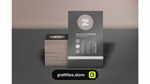 موکاپ کارت ویزیت Business Card Mock-Up 6