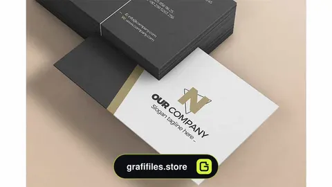 موکاپ کارت ویزیت Business Card Mock-Up 7