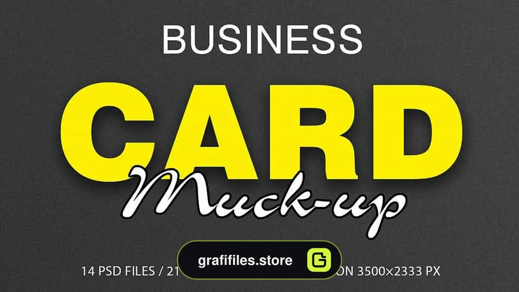 موکاپ کارت ویزیت Business Card Mockup