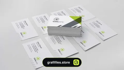 موکاپ کارت ویزیت 4 Business Card MockUps