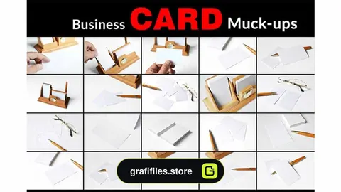 موکاپ کارت ویزیت Business Card Mockups
