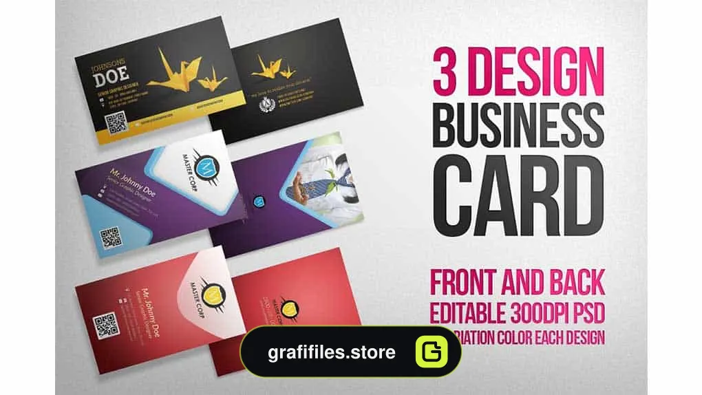 فایل لایه باز کارت ویزیت Business Card Psd Template