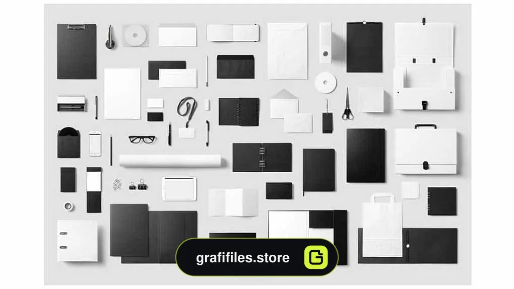 موکاپ ست اداری Corporate Stationery Mock-Up