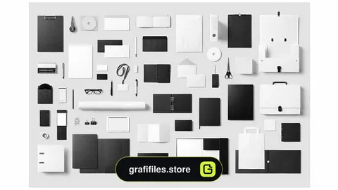 موکاپ ست اداری Corporate Stationery Mock-Up