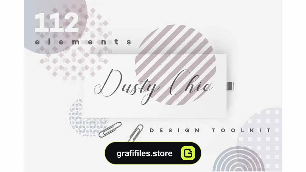 پترن هندسی Dusty Chic Design Toolkit