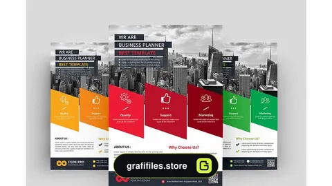 فایل لایه باز آگهی تبلیغاتی Flyers