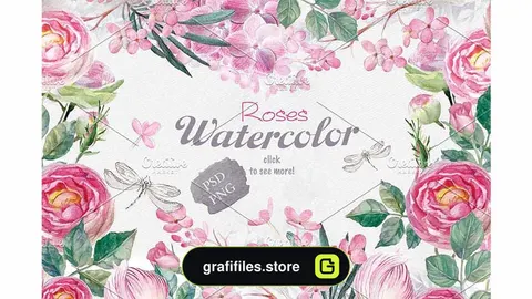 کلیپ آرت گل رز Fragrant roses