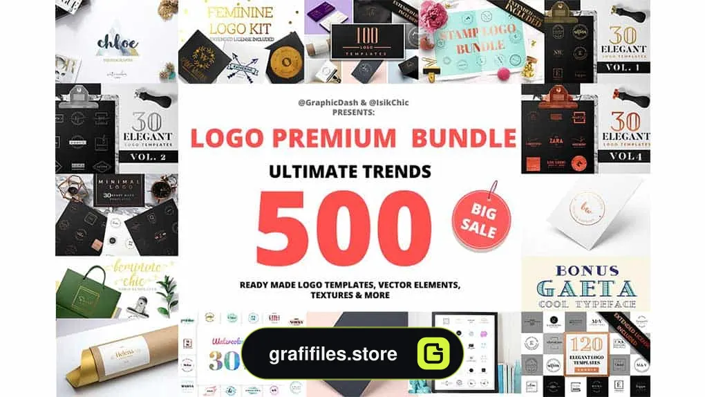 فایل لایه باز لوگو Premium Logo Bundle