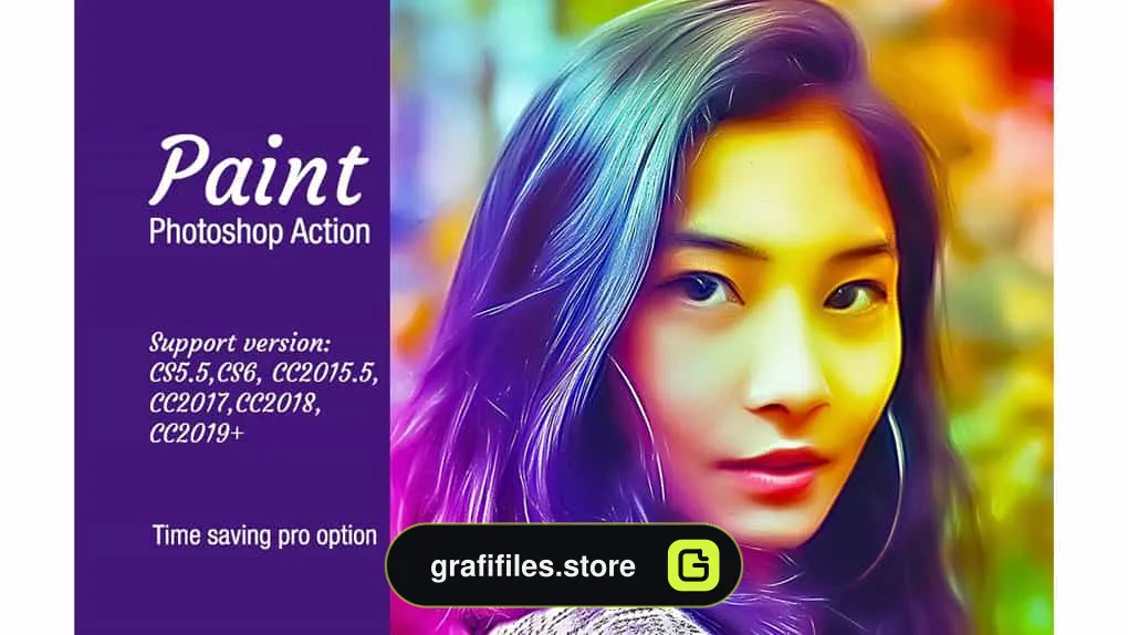 اکشن فتوشاپ Paint