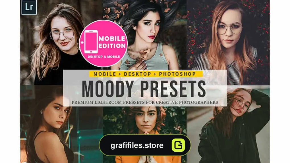 پریست لایت روم موبایل Moody Lightroom Presets