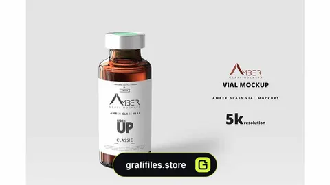 موکاپ شیشه آمپول
