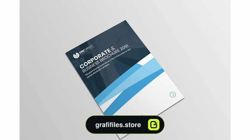 فایل لایه باز بروشور Bi-fold Brochure