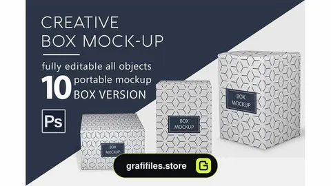 موکاپ جعبه Box Mockup