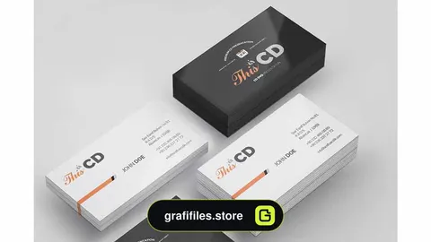 موکاپ کارت ویزیت Branding / Identity Card Mock-up 2