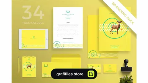 فایل لایه باز ست اداری Branding Pack | World Wildlife Day