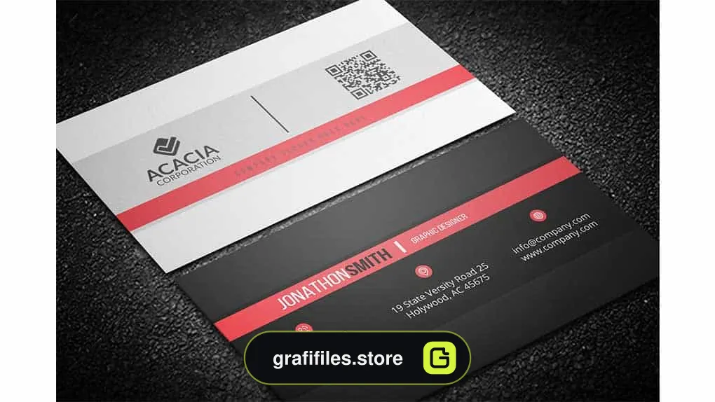 فایل لایه باز کارت ویزیت Business Card 18