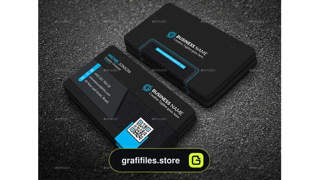 فایل لایه باز کارت ویزیت Business Card Bundle