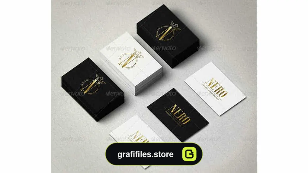 موکاپ کارت ویزیت Business Card Mockup Pack