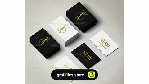 موکاپ کارت ویزیت Business Card Mockup Pack
