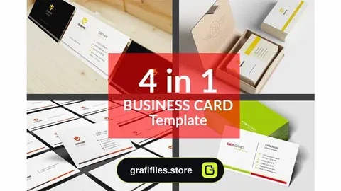 فایل لایه باز کارت ویزیت Business Card Template